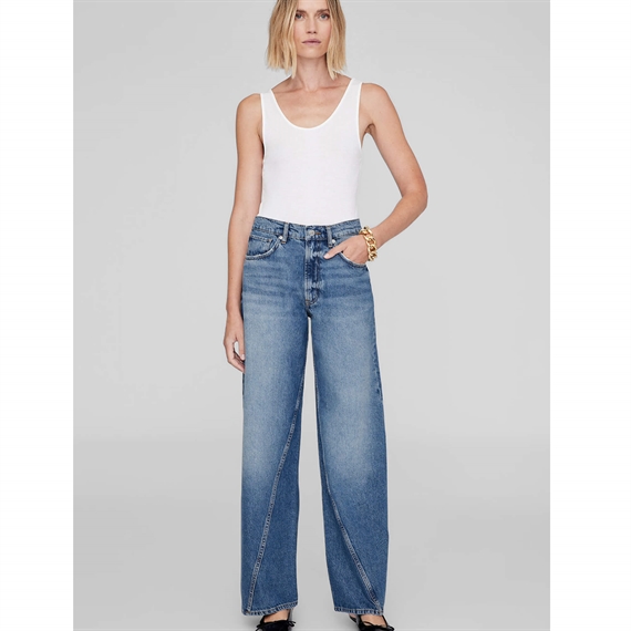 Anine Bing Brie Jeans, Aegean Blue 